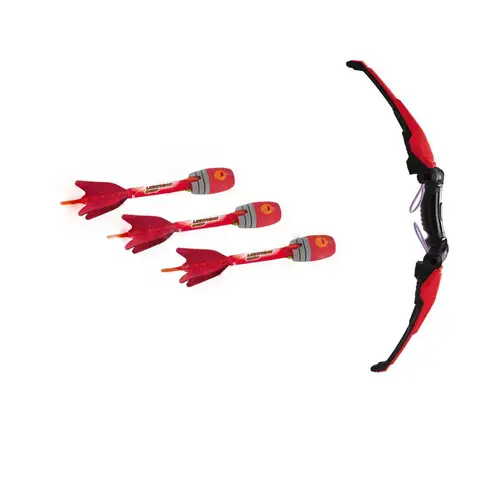 Kinder-Flash- & Pfeif-Bogen-Set mit LED-Lichtern, sicherer ABS-Kunststoff-Spielzeugbogen für draußen spielen