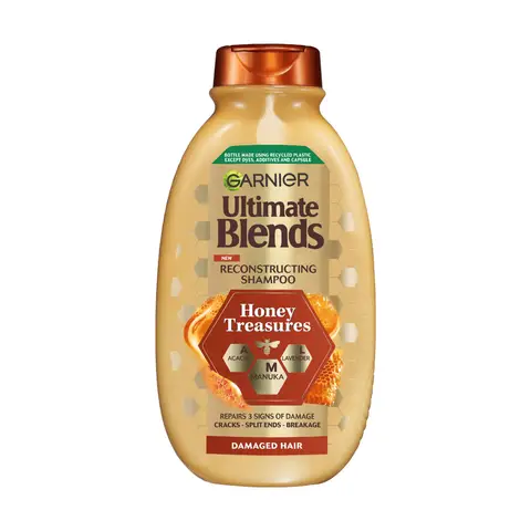 Garnier Ultimate Blends Honey Treasures Shampoo  400 ml
