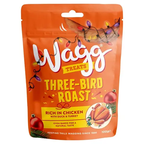 Wagg Three Bird Roast​ Pouch 100g