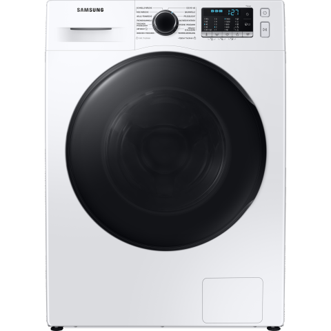 Samsung WD81TA049BE/EG Waschtrockner, 8/5 kg, 1400 U/min, Ecobubble, Air Wash, Hygiene-Dampfprogramm, Digital Inverter Motor, Weiß [Energieklasse E]