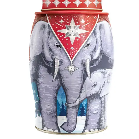 Williamson Tea Large Elephant Winter Star containing 40 Earl Grey 40 Teabags