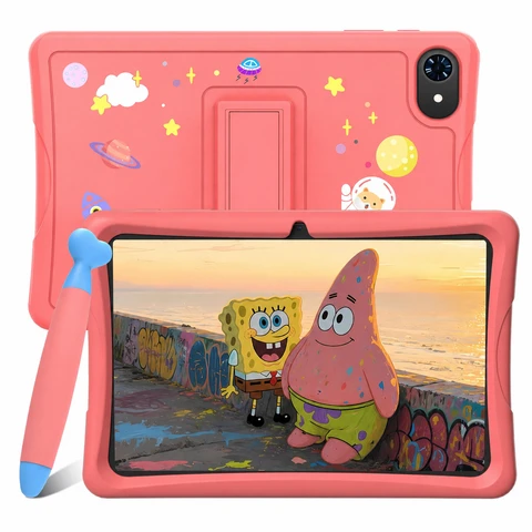 [Offre Early Bird : 69€ | 10 Premiers Seulement] TABWEE K10 Tablette 10,1 pouces sous Android 16 pour enfants, 12 Go de RAM (4+8) + 64 Go de ROM, batterie de 5 000 mAh, Widevine L1, Google Kids Space, Gemini AI avec stylet