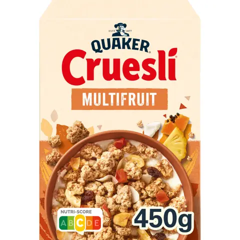 Quaker Cruesli Multifruit Ontbijtgranen 450 gr