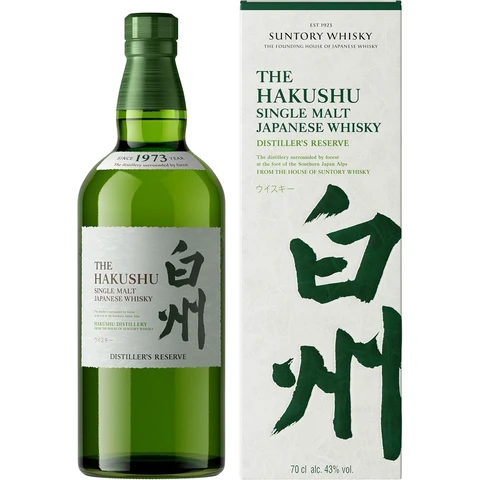 Suntory Hakushu Reserve Japanese Single Malt Whisky 70cl