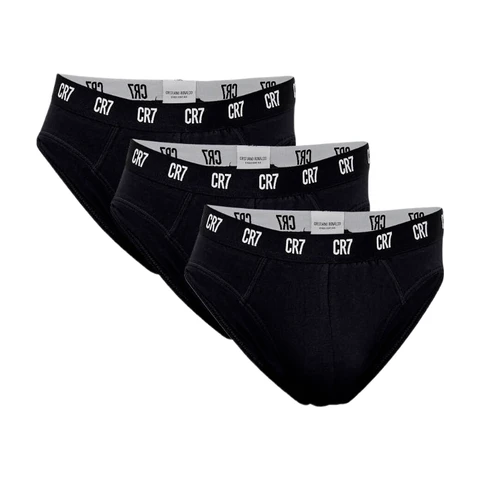 Cristiano Ronaldo CR7 Basic, Slip, 3er-Pack SCHWARZ S