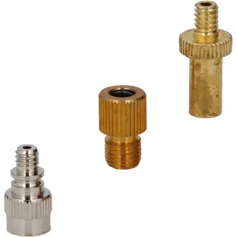 Dunlop Ventieladapters Set - 3 stuks, Goud/Zilver