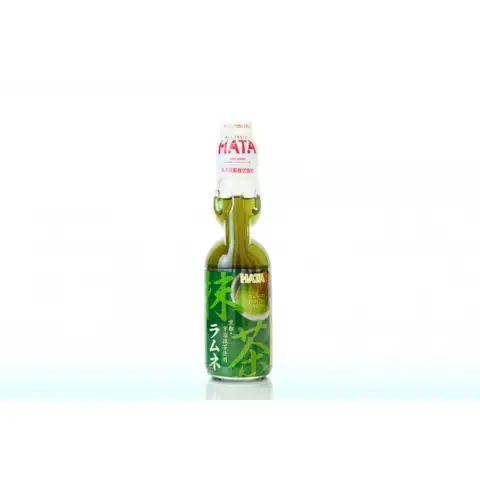 Hata Matcha Ramune Carbonated Drink 200ml