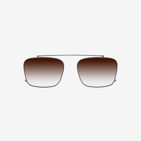 Even Realities - Even G2 B Clip & Pouch Braun (Rechteckige Fassung) - Clip-on Sonnenblende Hängt mühelos an Ihre Even G2 Smart Glasses