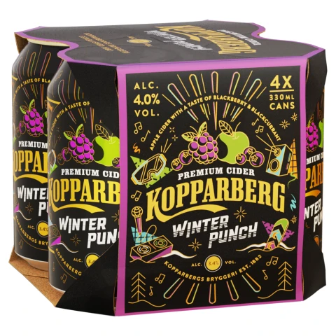 Kopparberg Winter Punch - 3.4% Ps 4X330ML