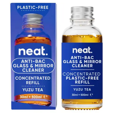Neat AntiBac Glass and Mirror Concentrated Refill Yuzu Tea 30ml-makes 500ml
