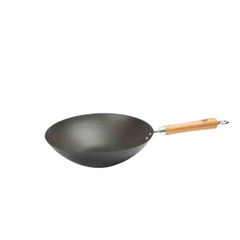School of Wok 10.5"/27cm Pre-Seasoned Carbon Steel Wok