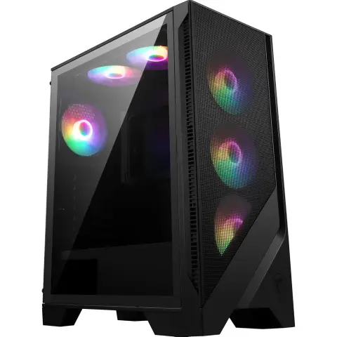 MSI MAG Forge 120A AIRFLOW Midi Tower Zwart, Transparant
