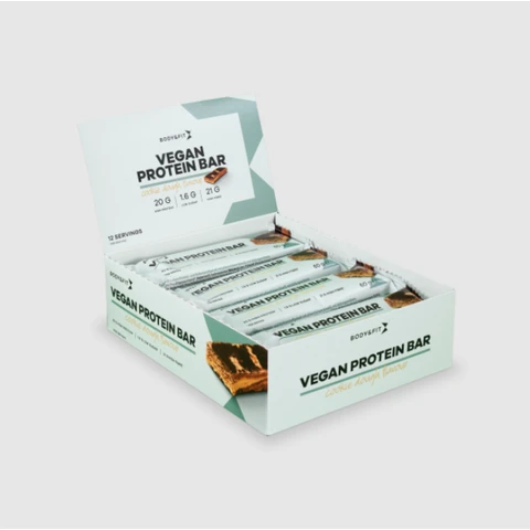 Body&Fit Vegan Protein Bar Cookie Dough 720 grams (12 bars)