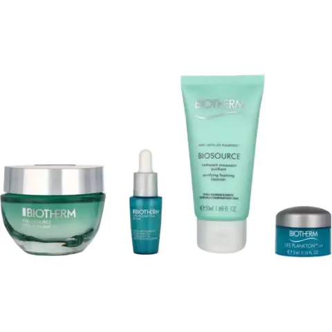 Biotherm Aquasource Routine Hyalu Plump Gel Set 112 ml