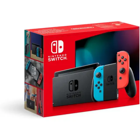 Nintendo Switch Console - Neon Red/Neon Blue