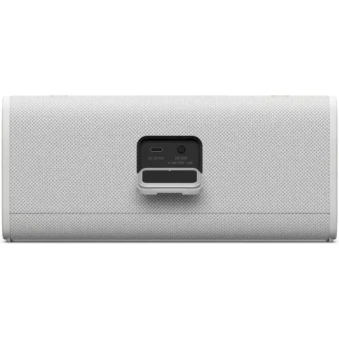Sony ULT Field 3 - Tragbarer Bluetooth-Lautsprecher mit ULT Power Sound, 24-Stunden-Akku, IP67, wasserdicht, staubdicht, stoßfest, Abnehmbarer Schulterriemen, kompakt - Off-White
