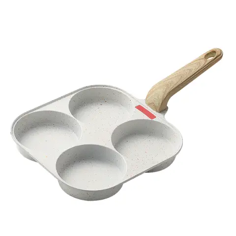 Maxcook Frying Pan Breakfast Pan Baby Food Steak Pancakes Gas Special Model 4 Holes MCJ8770 Four Holes