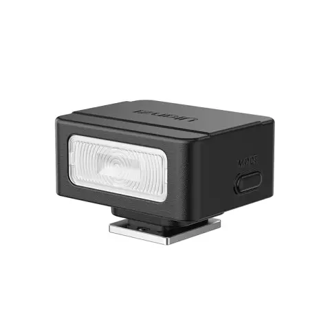 ULANZI SL01 Mini Camera Flash, GN8 6500K Camera Speedlite Flashes, 4 Power Levels (1/8~1/1), Mini Manual Flash, Single Contact Hot Shoe for Nikon, Sony, Fujifilm, Panasonic Cameras