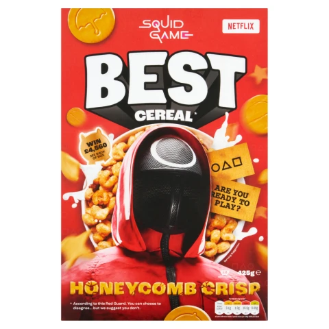 Squid Game Best Cereal Honeycomb Crisp 425g