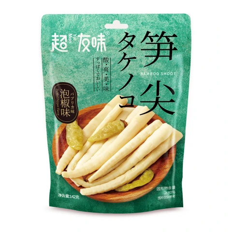 Chaoyouwei Spicy bamboo shoots with pickled chili flavour超友味笋尖泡椒味142g