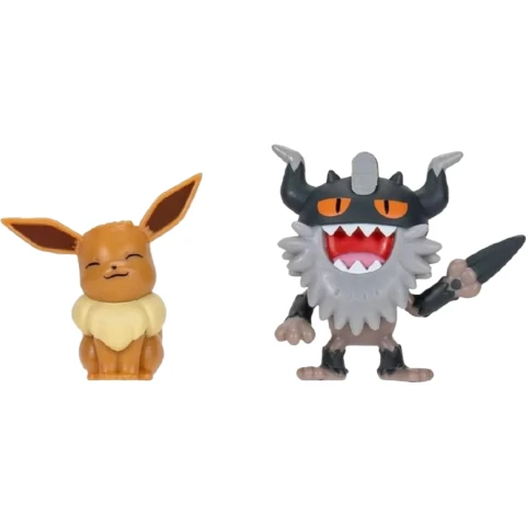 Pokemon - Battle Figure Perrserker and Eevee (PKW3577)