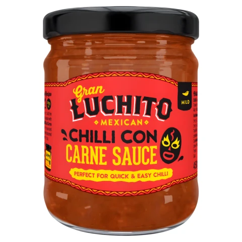 Gran Luchito - Glass Jar Chilli Con Carne Sauce 480g