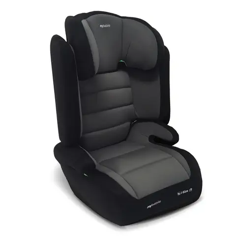 My Babiie MBCSB30 i-Size (100-150cm) High Back Booster Car Seat - Black & Grey