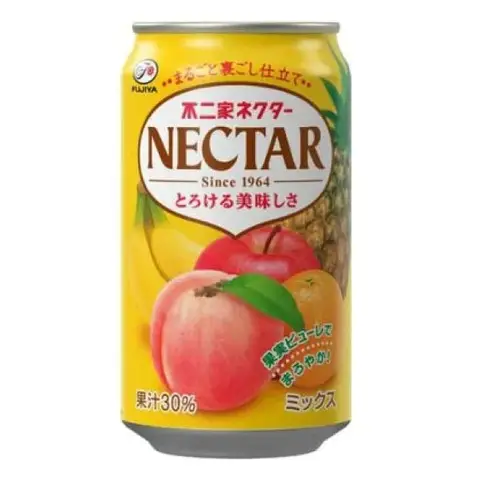 Fujiya Nectar Mixed Juice Soft Drink 350ml/can 