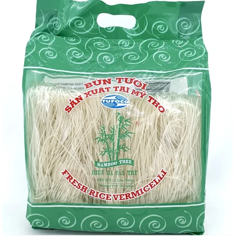 Bamboo tree Rice Vermicelli  Bun Toui (1.2-1.4mm) green packet 908g