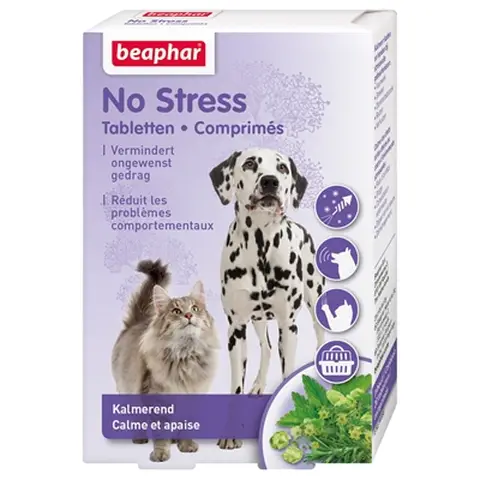 BEAPHAR No Stress Comprimés calmants pour animaux - 20 pièces