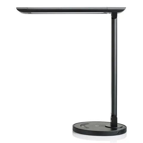 TaoTronics Schreibtischlampe, mit LED, mit Standfuß, 410 Lumen / 12 W, dimmbar, schwarz, Neujahrsverkauf, Top-Geschenkideen
