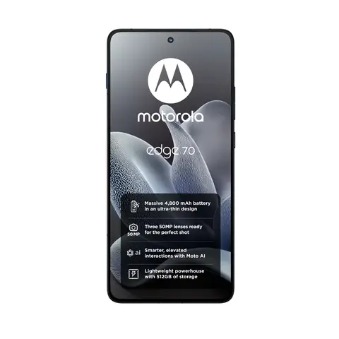 Motorola Edge 70 Smartphone Gadget Grey