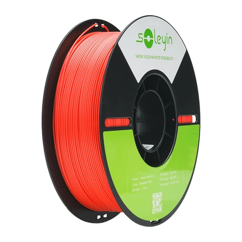 Creality Soleyin Ultra PLA 1,75 mm 3D-Drucker-Filament 1 kg, Erdbeercreme, 30–300 mm/s
