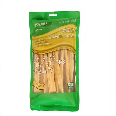 HUASEED Bâtonnets de Tofu Séché Jaune 250g