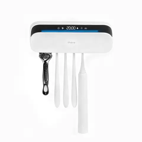 iHave toothbrush sanitizer F8-White with toothbrush holder
