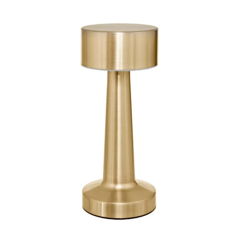 Atmosphera Halto lampe d'extérieur, hauteur 21 cm, métal doré