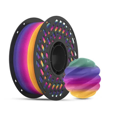 CAILAB 3D Printer Filament PLA Rainbow Gradient - Rainbow #3