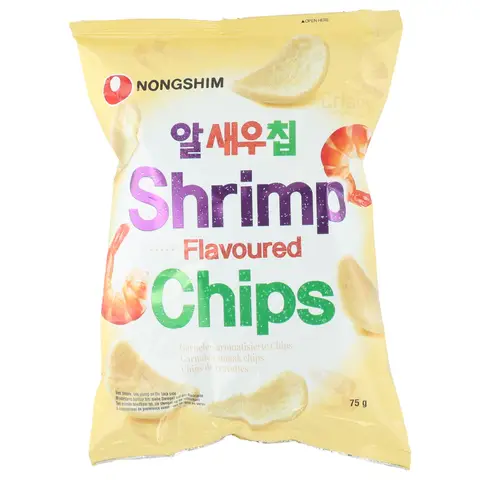 NongShim Shrimp Meat Flavour Chip 75g