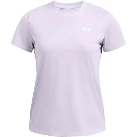 Under Armour Women's Tech Riddle Short Sleeve Crew - Salt Purple