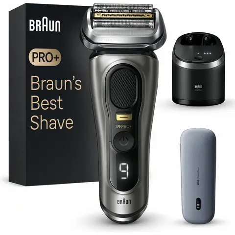 Braun Series 9 Pro+ 9575cc Wet & Dry Elektrisch Scheerapparaat Grijs