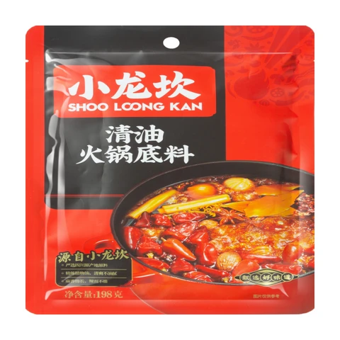 Base pour fondue au feu de charbon de l'huile claire de Shoo Loong Kan 198g