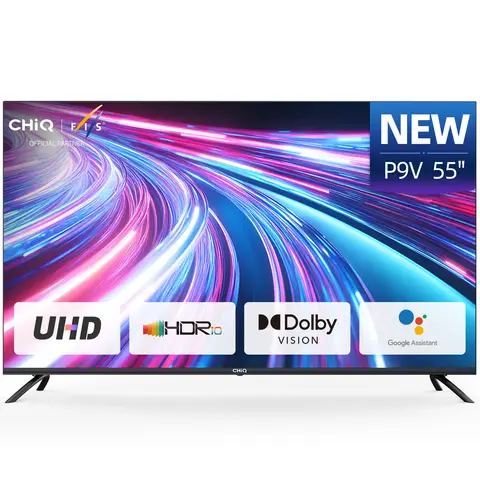 CHiQ U55P9V 55 Zoll (139 cm) 4K UHD Android-Fernseher mit Dolby Vision und Google Assistant