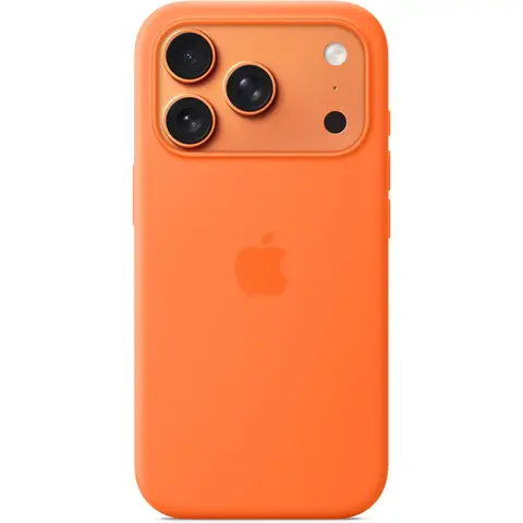 Apple iPhone 17 Pro Silicone Case with MagSafe – Orange