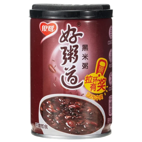 Yin Lu Gutes Reisbrei mit schwarzem Reis, 280 g