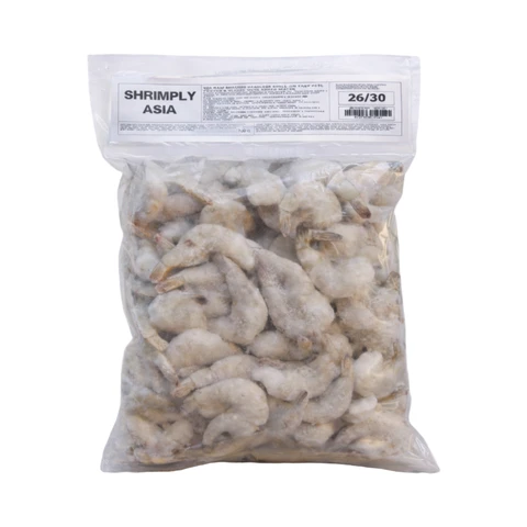 Ben's IQF roh Vannamei EZ Peel 1 kg, Größe 26/30, Nettogewicht 700 g