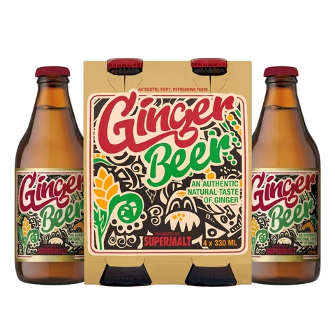 Supermalt Ginger Beer 4 x 330ml