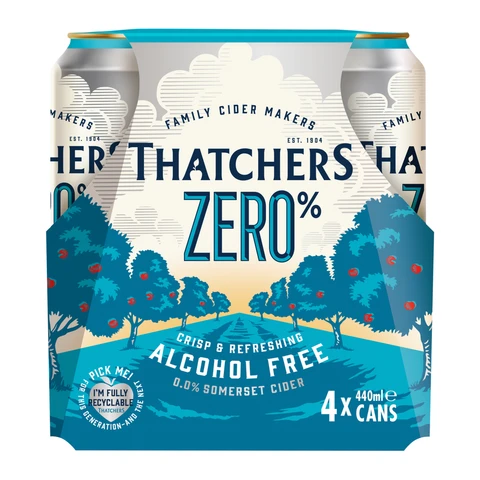 THATCHERS Zero Cider 4 x 440ml