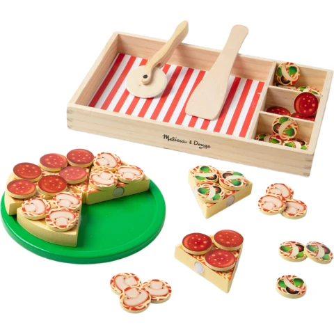 Melissa and Doug Wooden Pretend Play Pizza