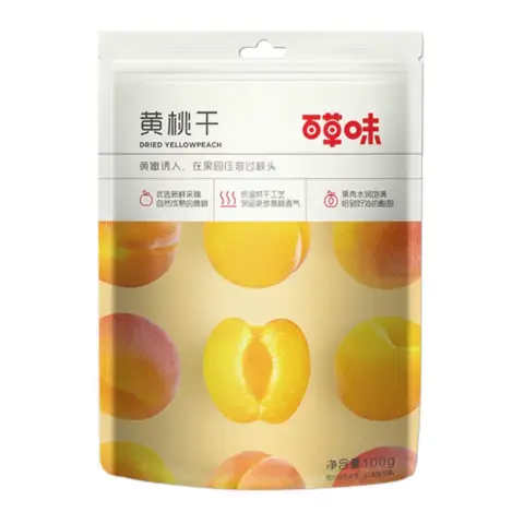 Baicaowei Dried yellow peach百草味黄桃干100g