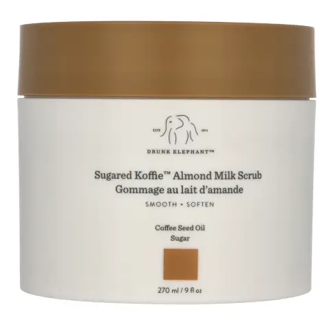 Drunk Elephant Sugared Koffie Almond Milk Scrub 270 ml